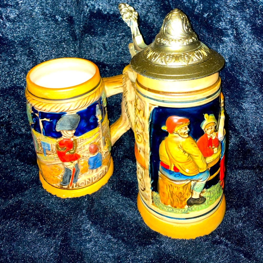 Vintage German Marzi & Remi Pottery Beer Stein